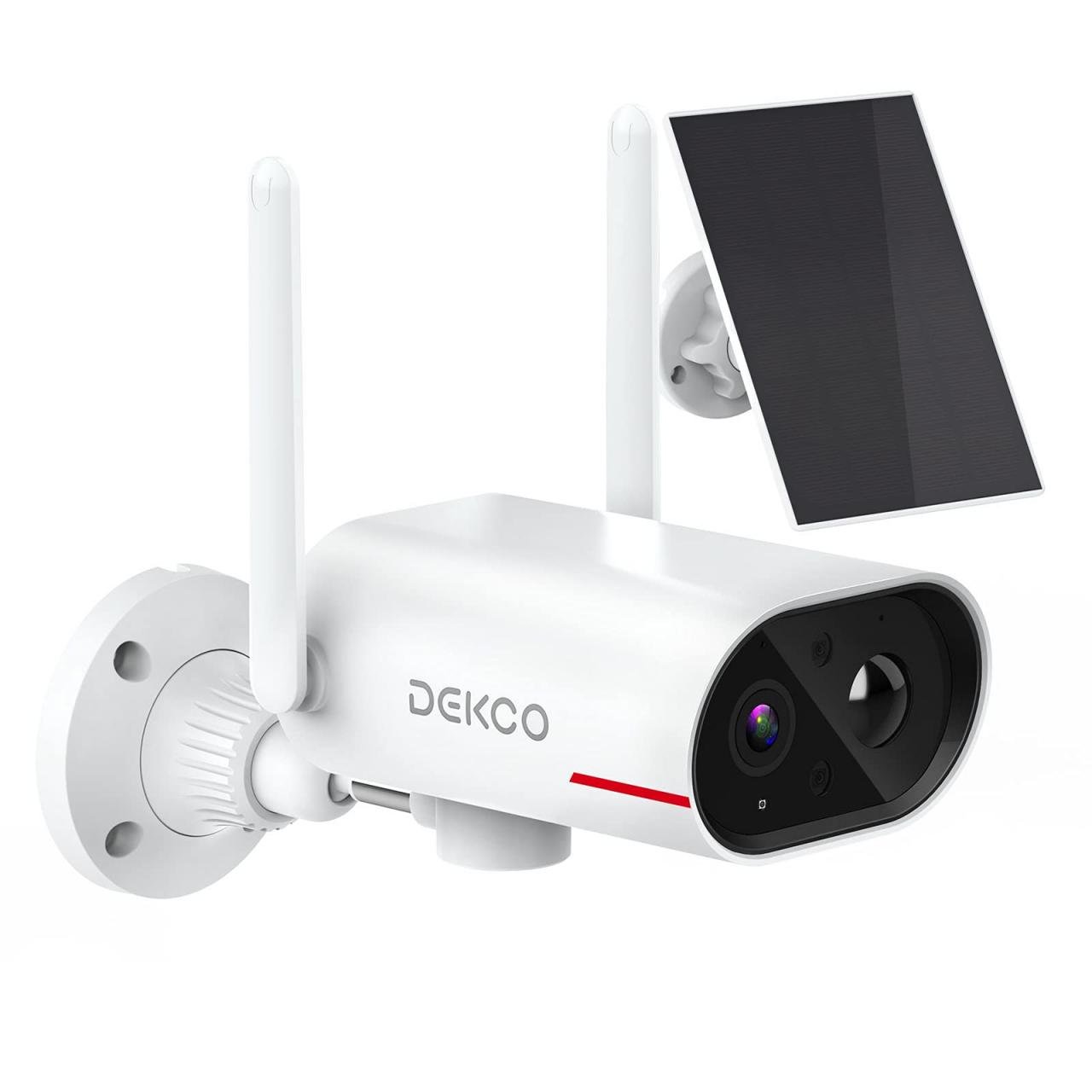 Dekco Security Cameras Wireless Outdoor 100% Wire-Free 170 Degrees Pan Rotation