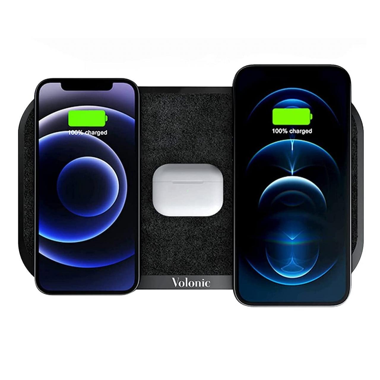 Volonic Valet 3 Luxury Wireless Charger 7.5W Charging Pad For Multiple Qi-Enabled Devices